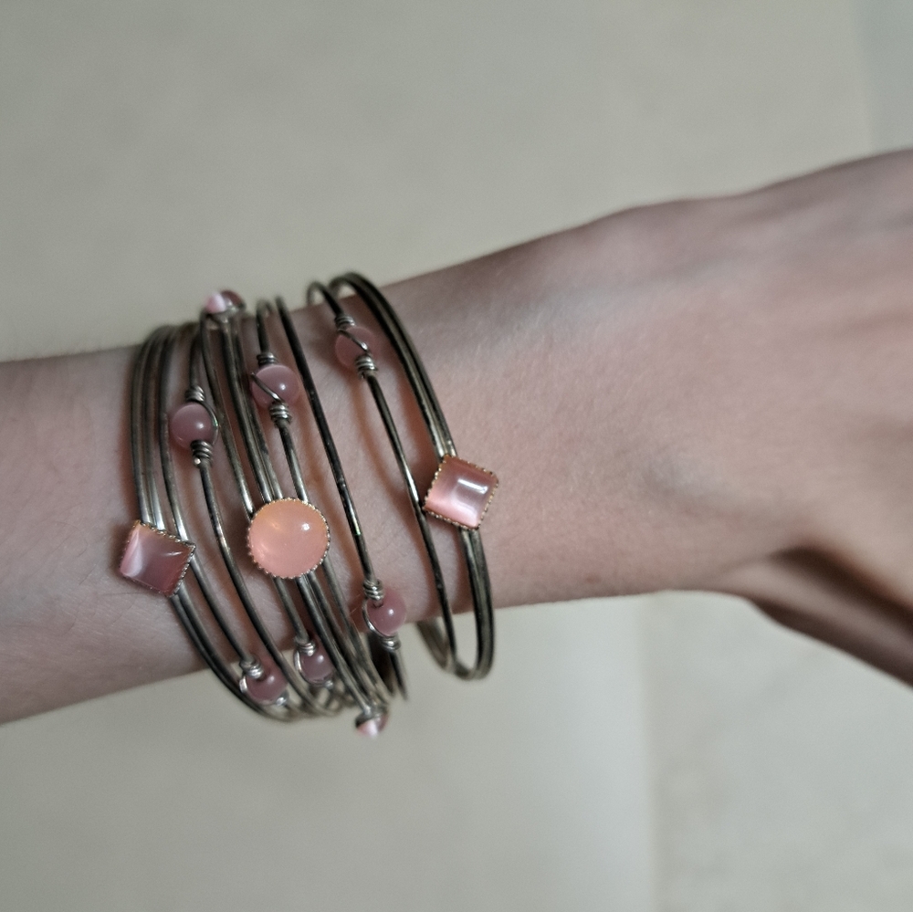 Vintage Multi Wire Bangle Bracelet